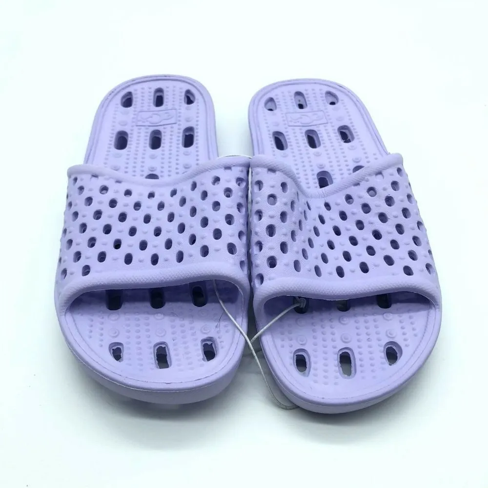 Ego Womens Slide Sandals Rubber Slip On Light Purple Size 40-41 US 7-8 - Image 2