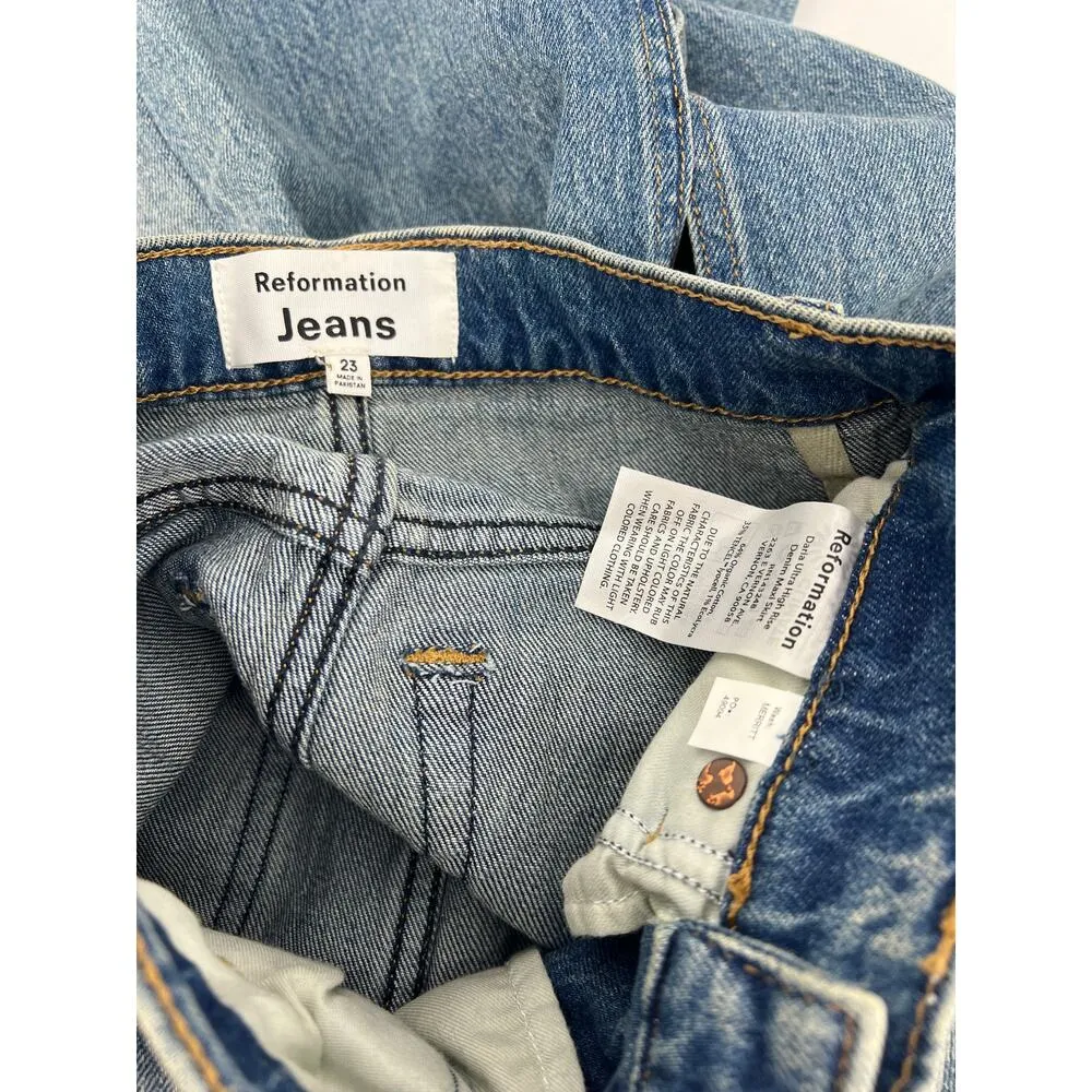 Reformation Blue Daria Denim Maxi Skirt in Merritt - Image 8