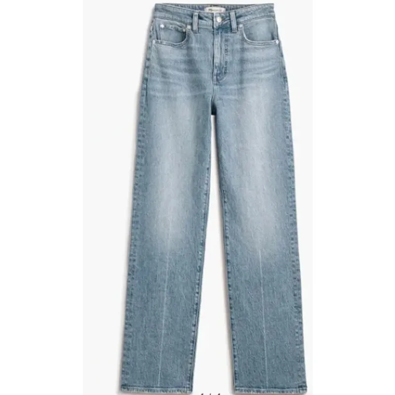 Madewell Curvy 90's Straight Leg Jean Hallstead Wash Size 28 - Image 4