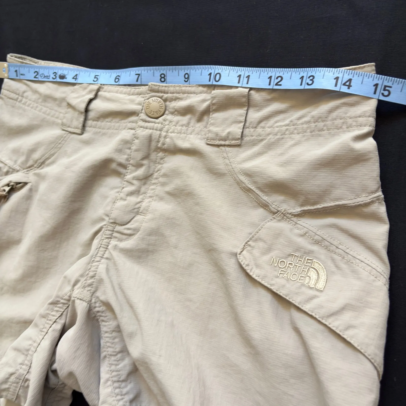 The North Face Hiking Shorts Stow‎ Pocket Activewear Outdoor Womens Size 2 - Image 8