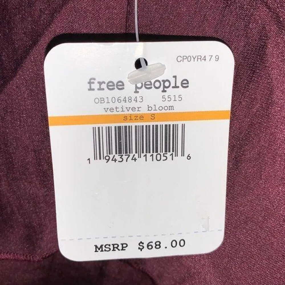 Free People Womens Camisole Tank Top Turn It On Sequin Vetiver Bloom Small - Image 14