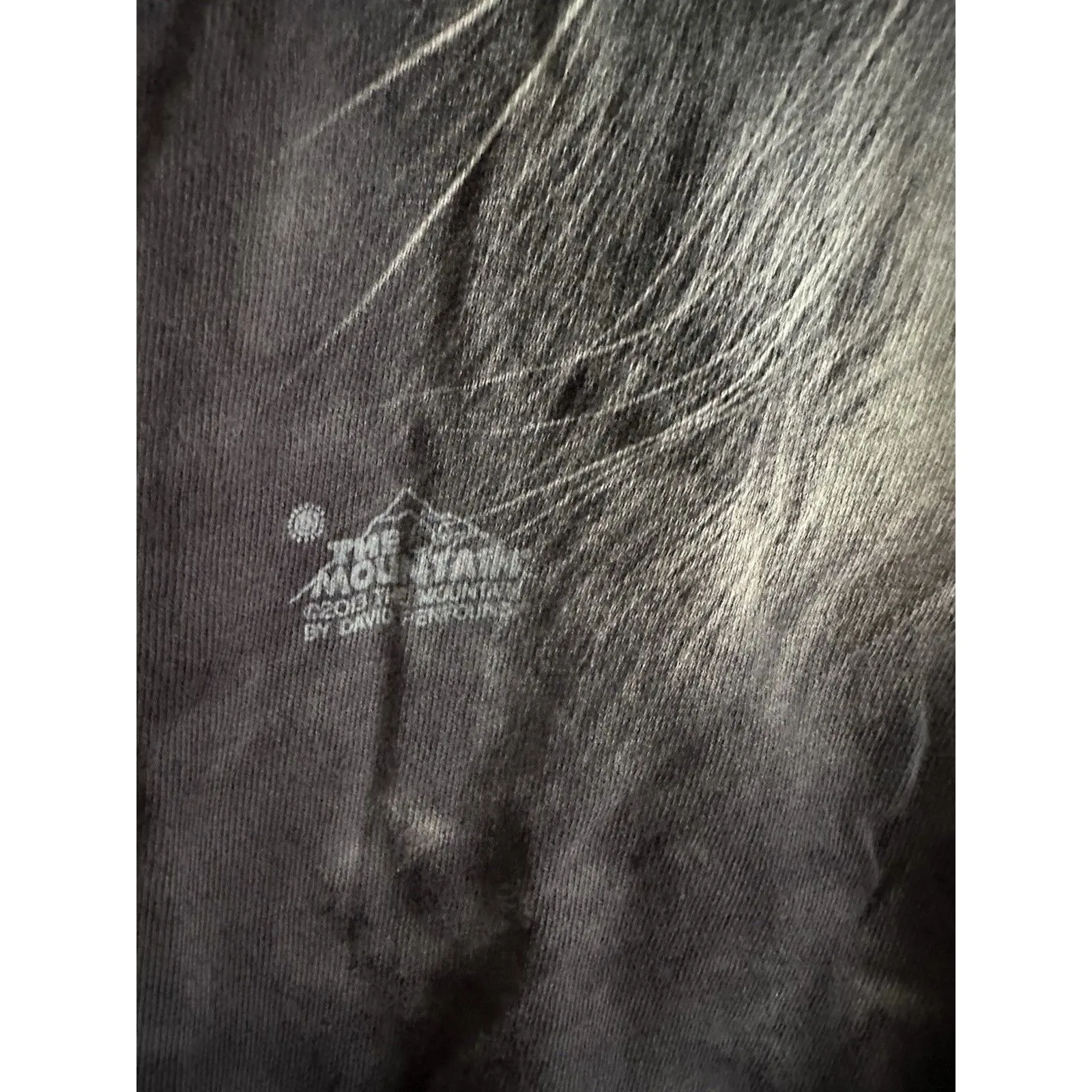 Vintage 90s The Mountain Gray Cat Tshirt Small‎ Soft Nature Tabby Realistic - Image 2