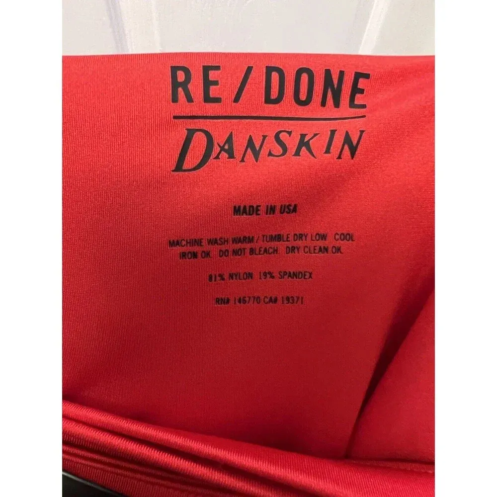 Re/Done Size Small Wrap Skirt RED NEW - Image 5