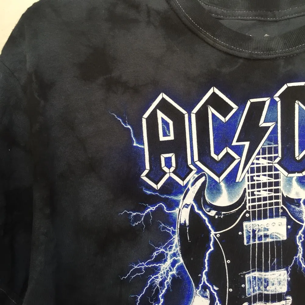 AC/DC SALE⚡️Tie Dye Crop Top Blue Size M - Image 2