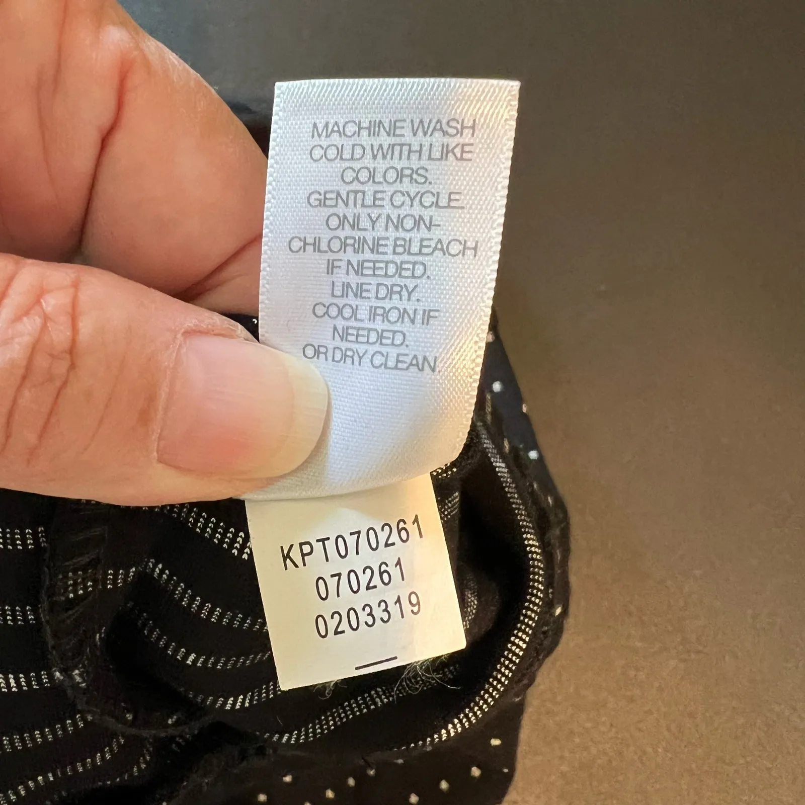 J. Jill Ponte Slim Leg  Pants Women’s size M Knit Black White polka Dots Preppy - Image 6