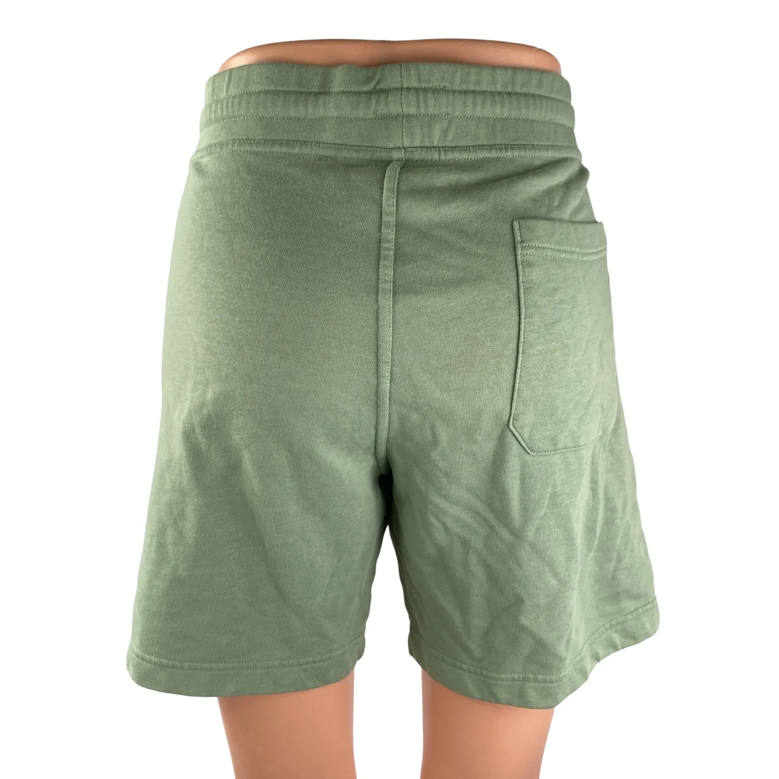 Eubi Women's Green Cotton High Rise Casual Activewear Athletic Sweat Shorts Sz M Size M - Image 3