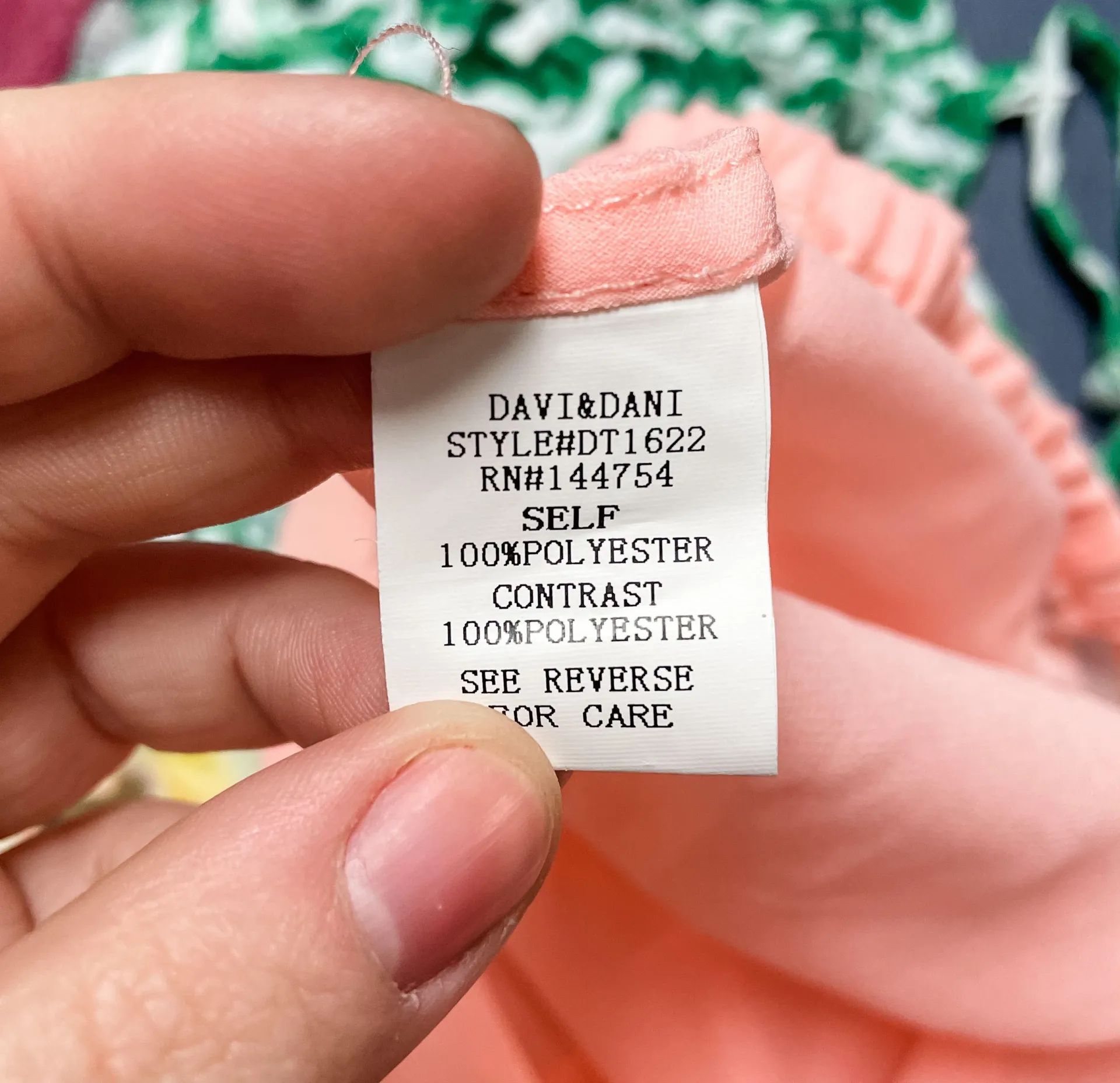 Pink & Yellow Floral Boutique Tank Blouse Size M - Image 9