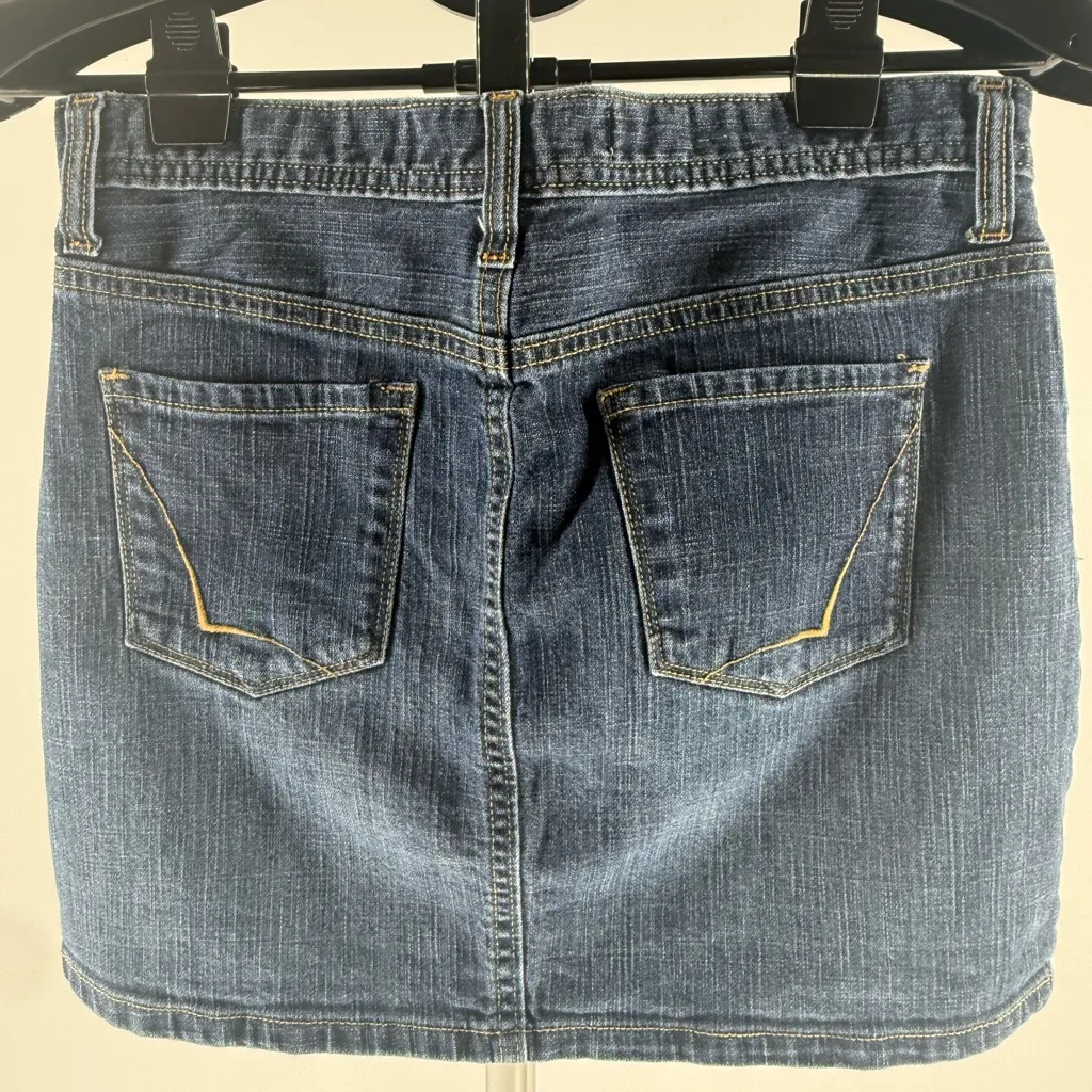 Gap Jeans Denim Blue Jean Mini Skirt Size 4 2008 EUC - Image 4