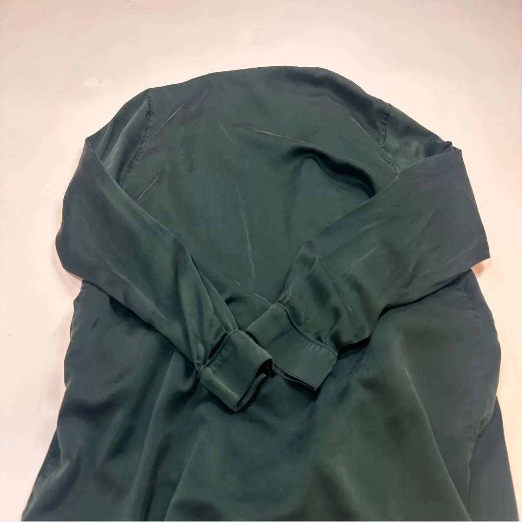 Silk Laundry Relaxed blazer Size Medium Green - Image 4