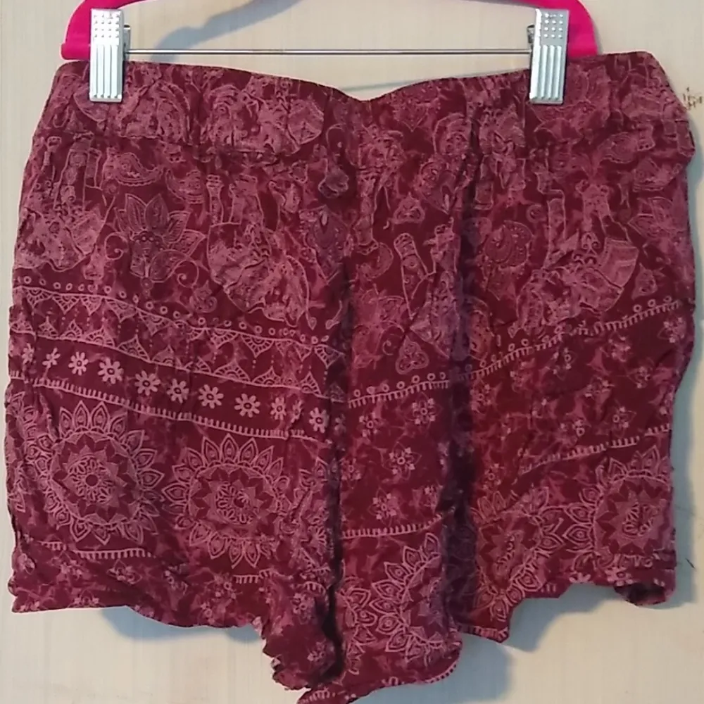 Maroon Color Shorts Red Size undefined - Image 2