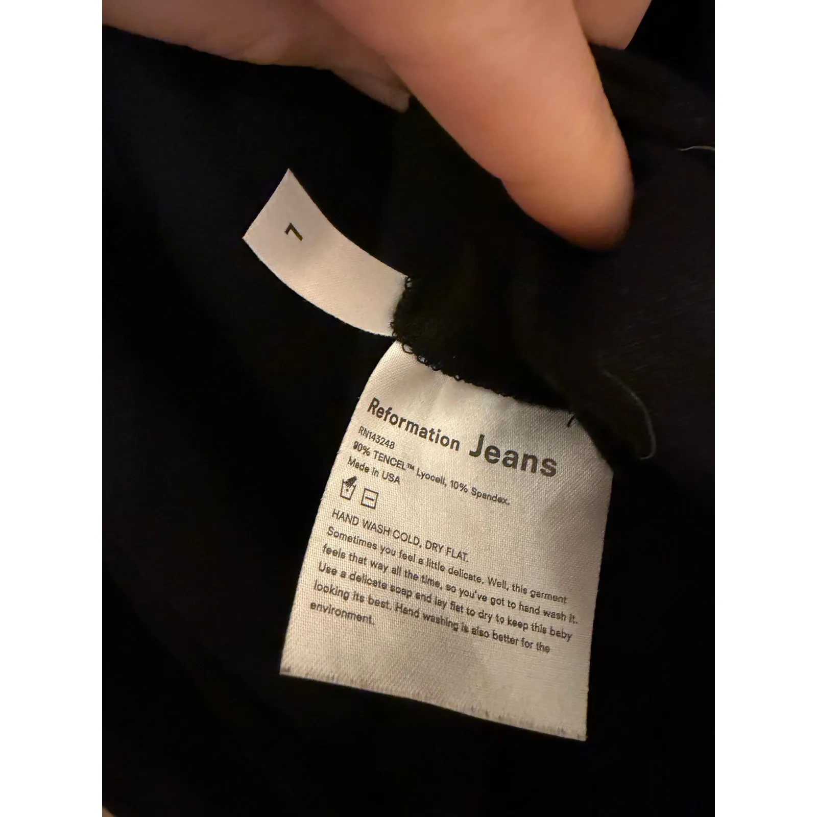 Reformation Jeans Jersey Dress Size Large - Image 5