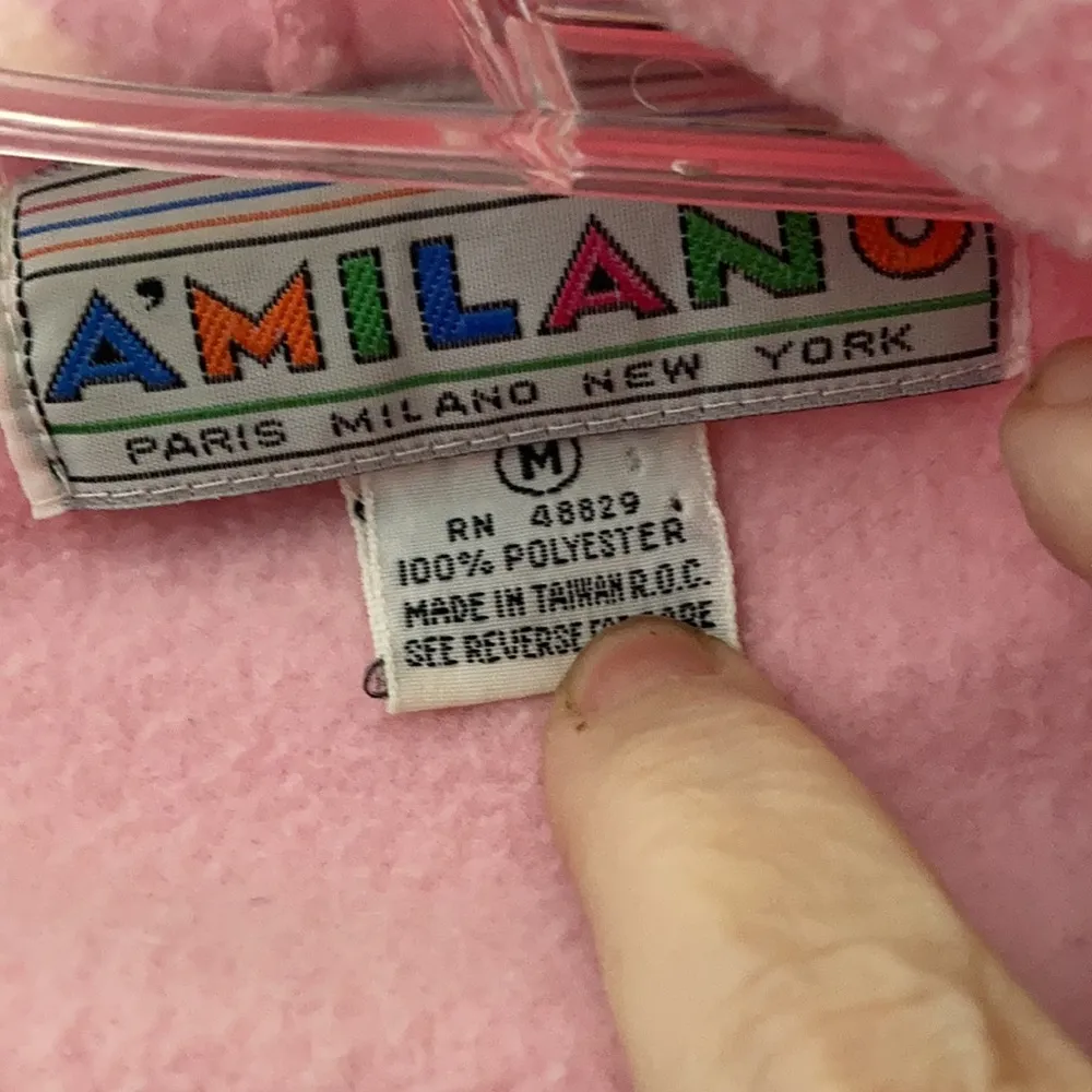 FINAL MARKDOWN A’MILANO oversized fleece jacket medium - Image 4