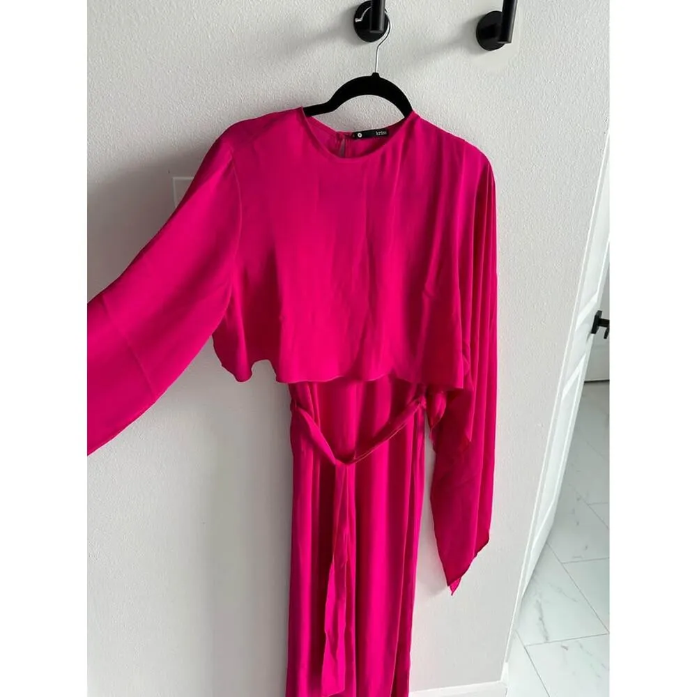 Krisa Dusk Asymmetrical 2-Piece Cape Jumpsuit - Image 6