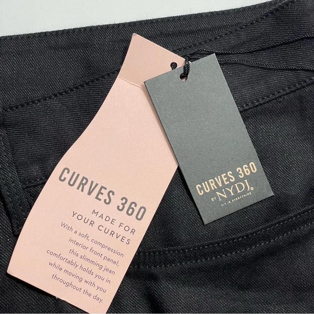 NWT NYDJ Curves 360 Wide Leg Linen Blend Pants Plus Size 28 Trouser - Image 6