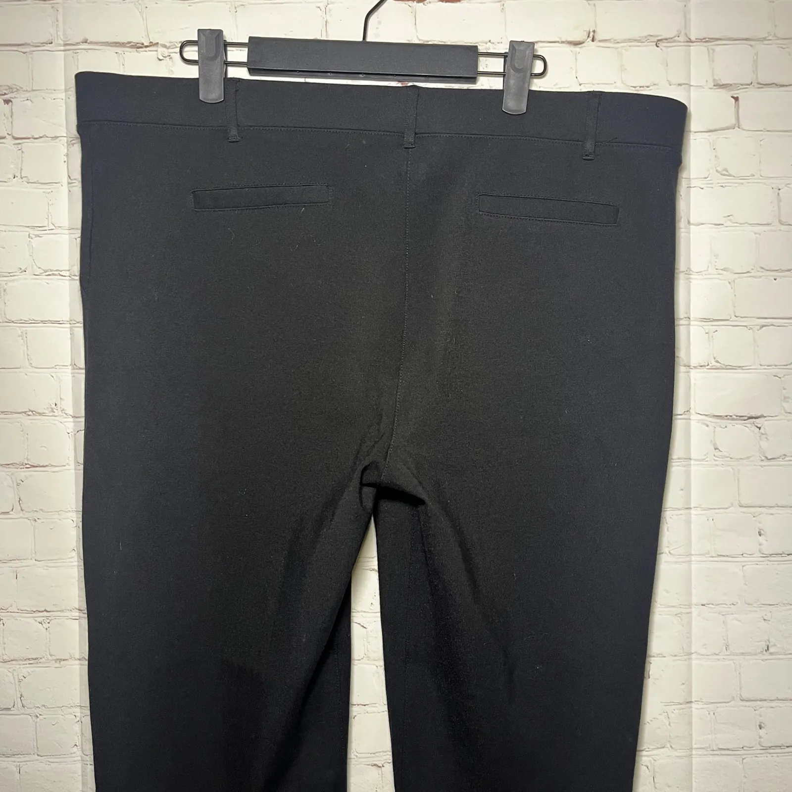 Betabrand Black Bootcut Dress Pants Women's Size 2XL Stretch Comfort Work Chic - Image 4