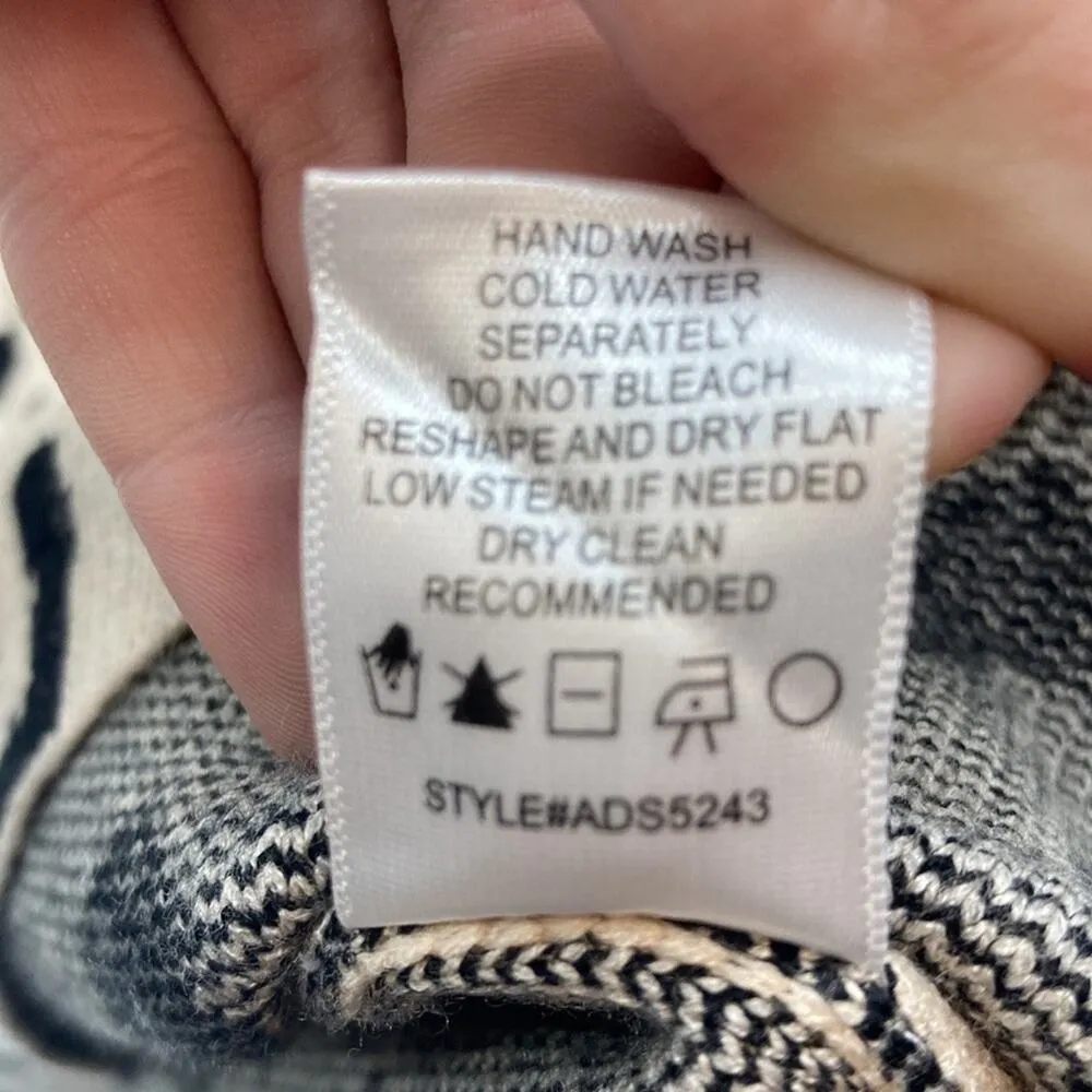 Allie Rose knit leopard print midi rise dress form fitting bodycon size L - Image 4