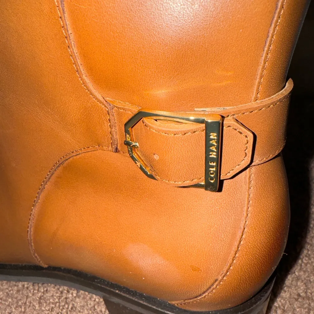 Cole Haan Women's Kimberly WaterProof Ankle Bootie Size 9.5‎ BRITISH TAN - Image 2