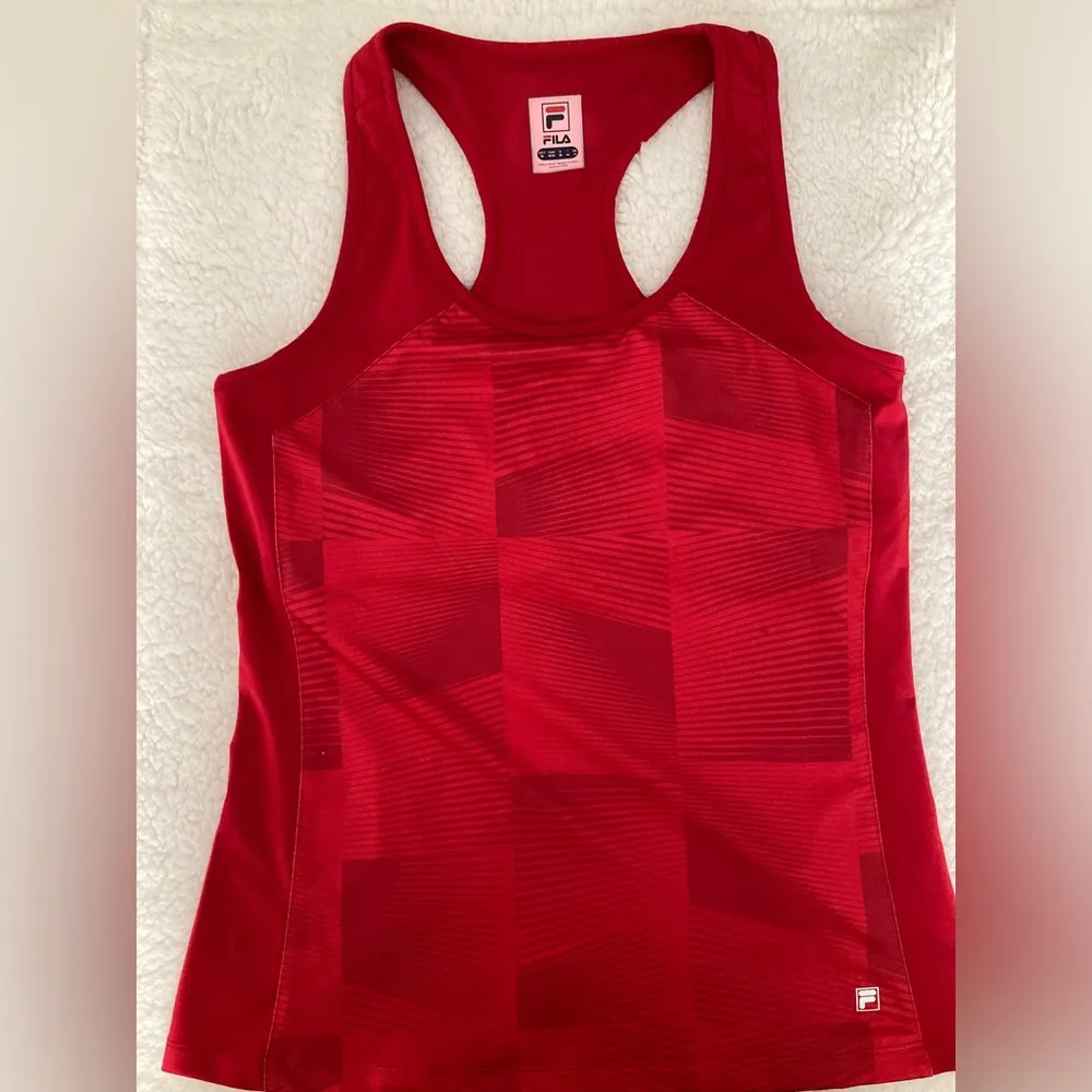 Fila Red Athletic Tank Top - Image 3