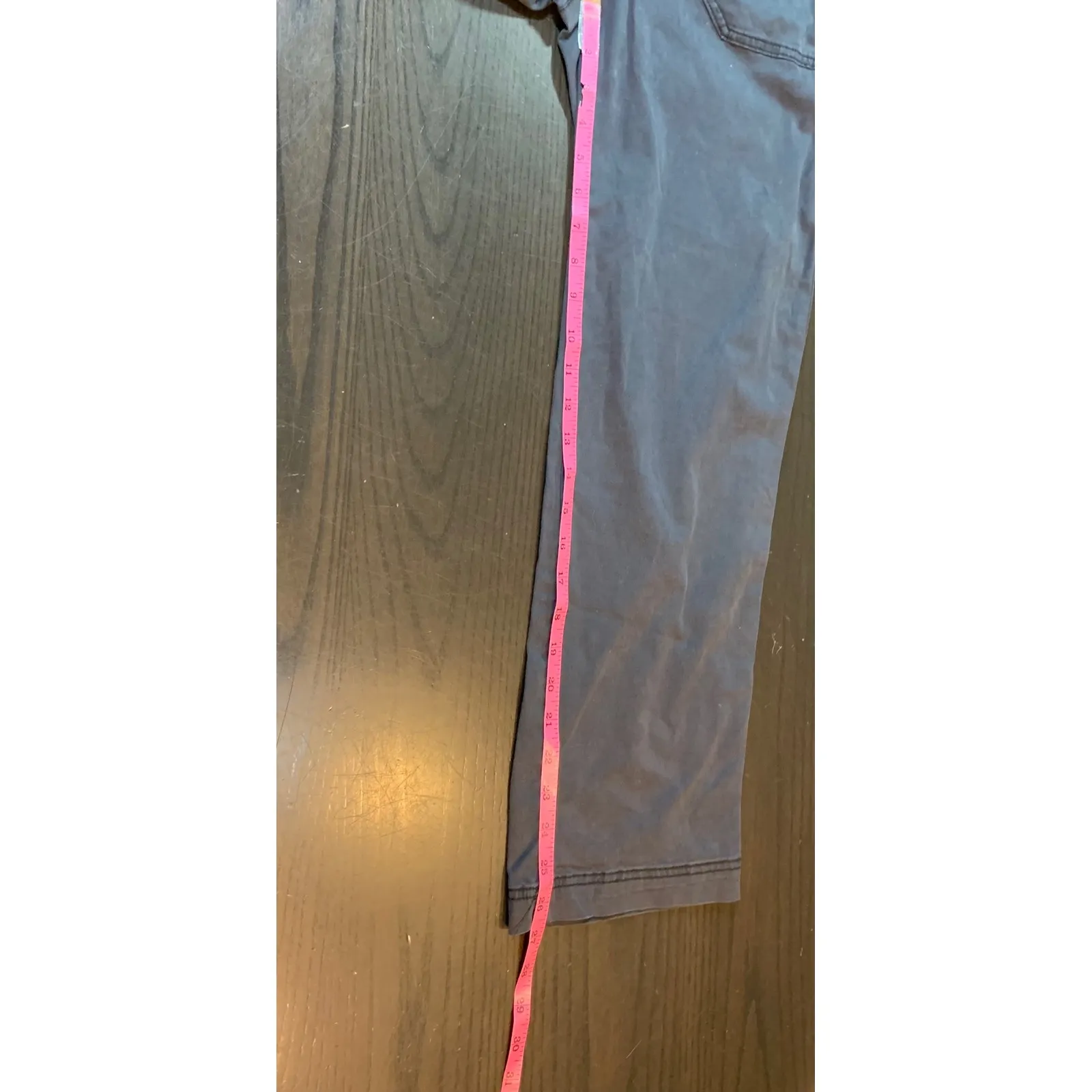 GAP Womens Girlfriend Khaki Cropped Pants‎ Size 6 Black Casual Basic School READ - Image 13