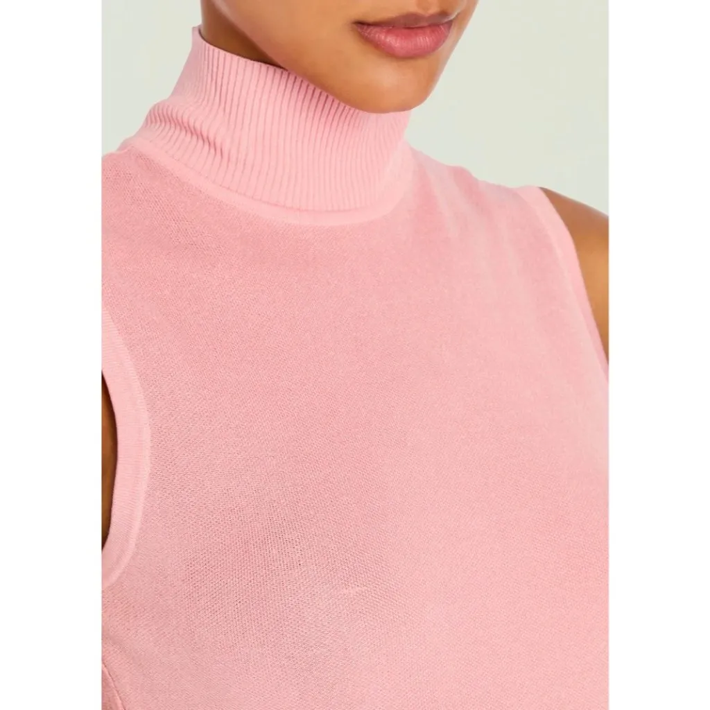 SER.O.YA Amine Knit Maxi Dress in Coral Blush XX - Image 12