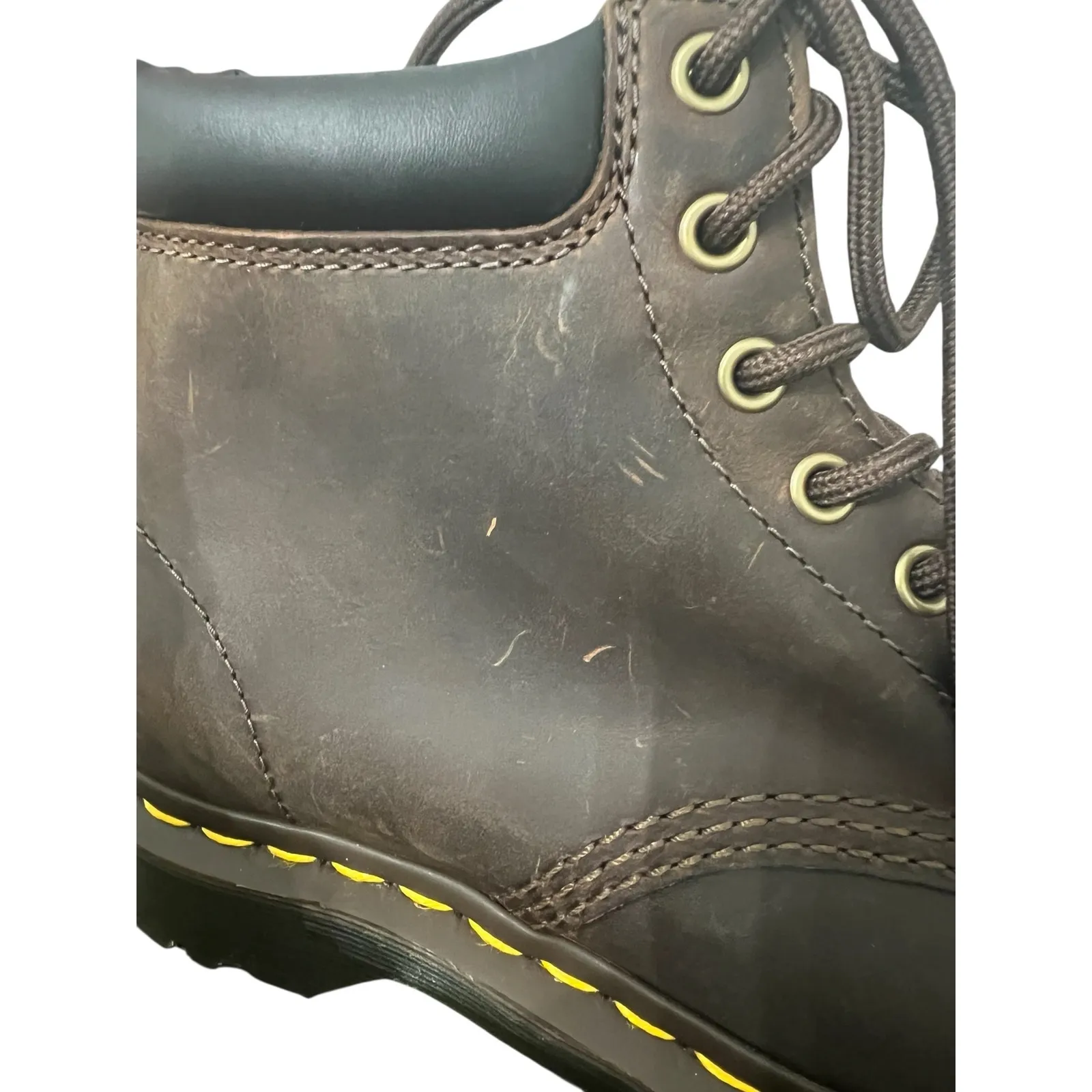New! Dr. Martens 939 Ben Boot Crazy Horse Leather Hiker Boots - Size W 6 / M 5 - Image 9
