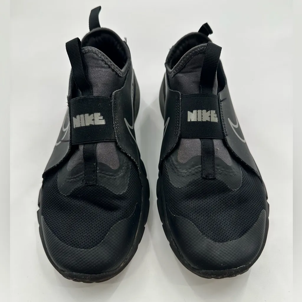 Nike All Black Flex Runner 2 Slip On Sneakers - Image 2