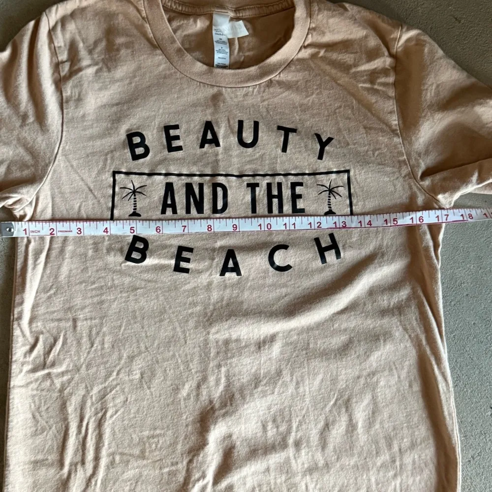 Bella Canvas Beige Cotton Tee - Image 9