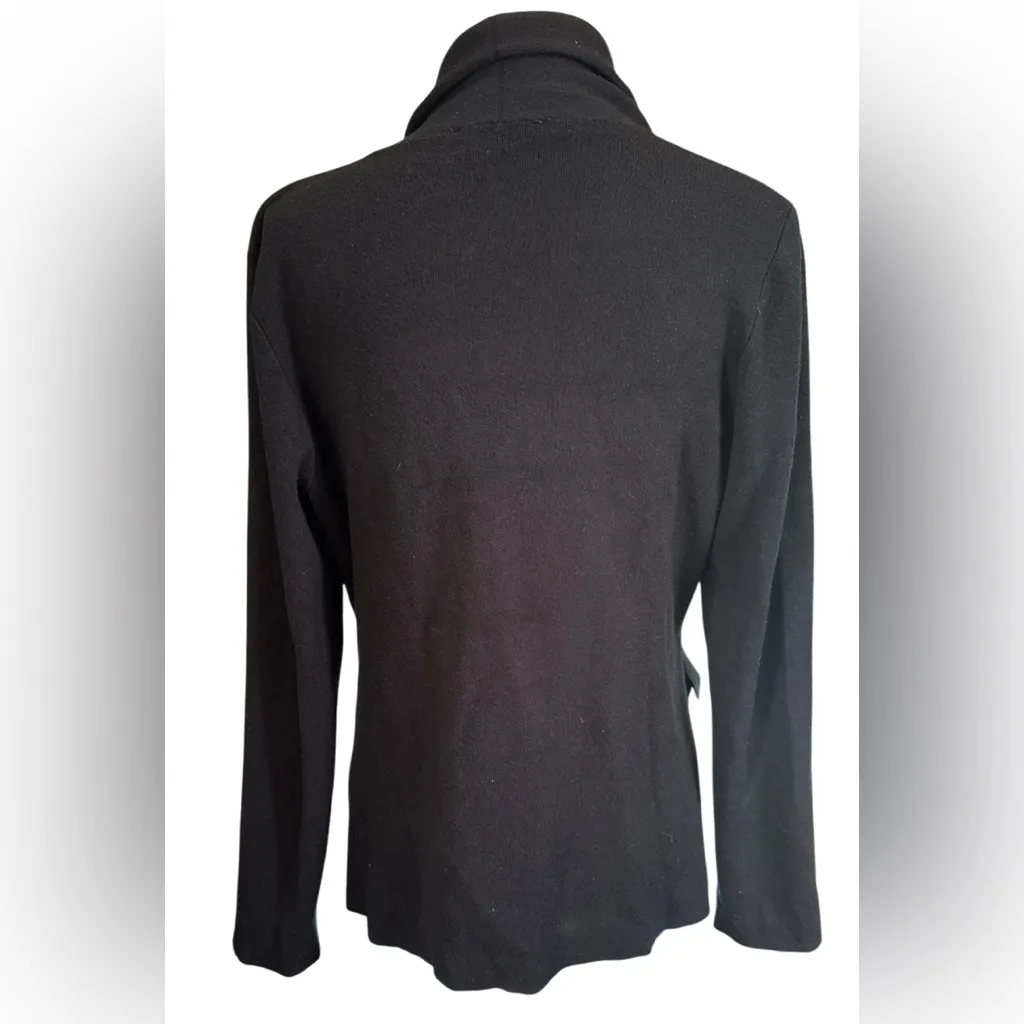 Adrianna Papell Elegant Black Blazer 75%viscose 25%Polyester - Image 2