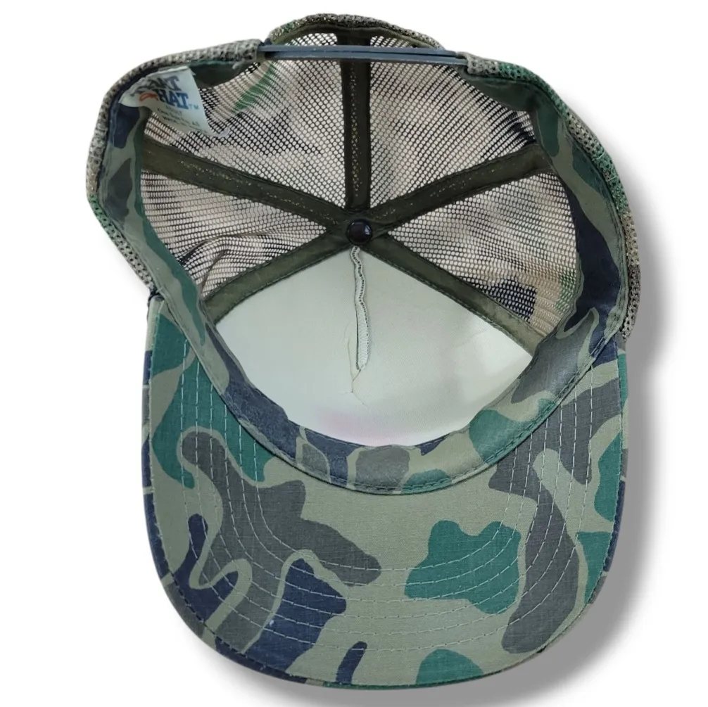 Vintage Hat Vintage AMP Nimrods 25th Anniversary Hat Strapback Trucker Hat Camo Adult Unisex Hat - Image 8