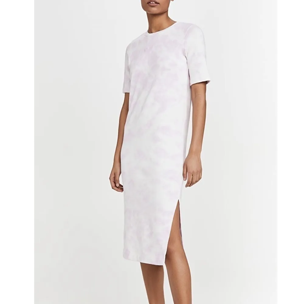 525 Tie Dye Short‎ Sleeve Sweatshirt Dress in Electric Lilac Size Extra Small - Image 10