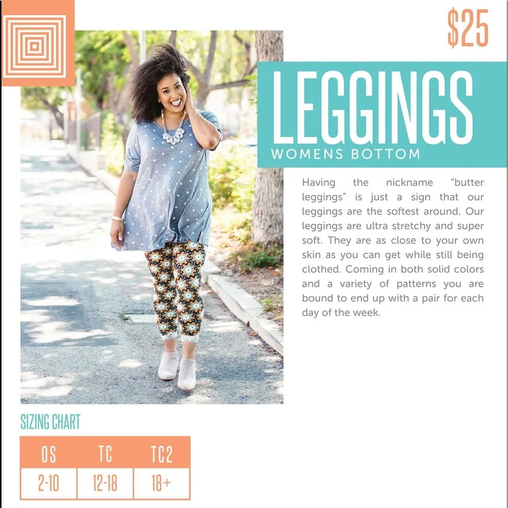 NEW! LULAROE Patriotic ONE SIZE OS Leggings Pastel - Image 2