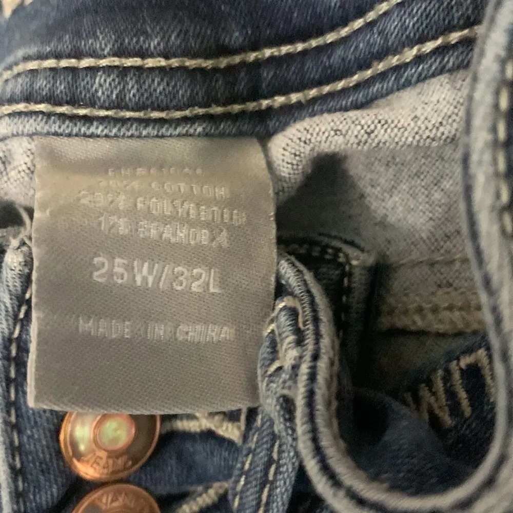 Vanity Slim Skinny Mid Rise Jeans Size 25w/32L - Image 10