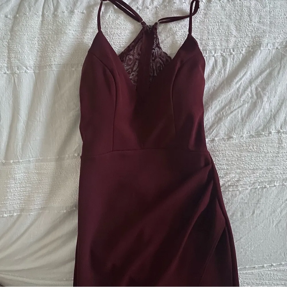 Lace-Back Maxi Dress (S) - Honey and Rosie - Red Carpet Ready! - Image 6