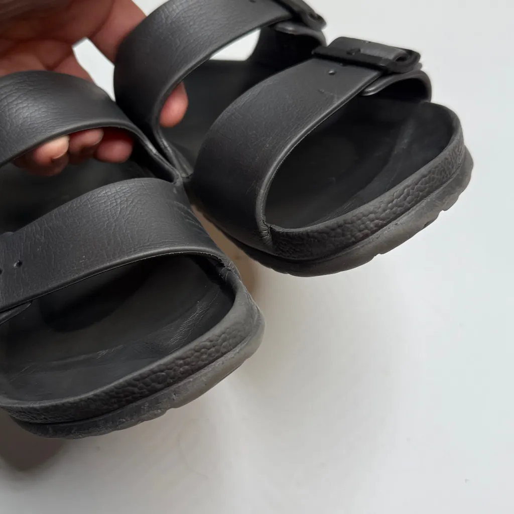 Birkenstock Silver Gray Arizona Two-strap Eva Sandals Shoe S-425 Sz 7-7.5/ 38 EU - Image 5