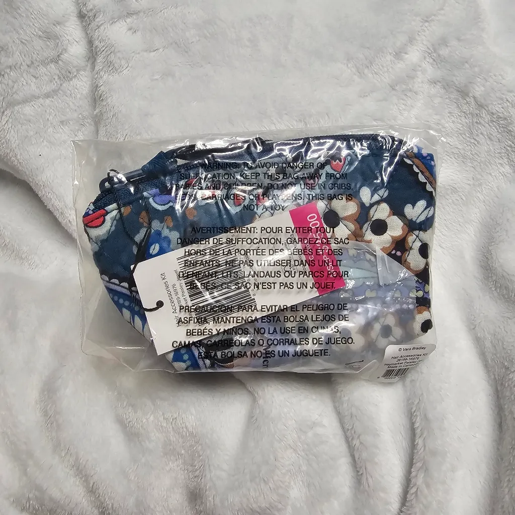 Vera Bradley Haymarket Paisley Jewel 4 Piece Hair Set Headband Scrunchie - Image 2