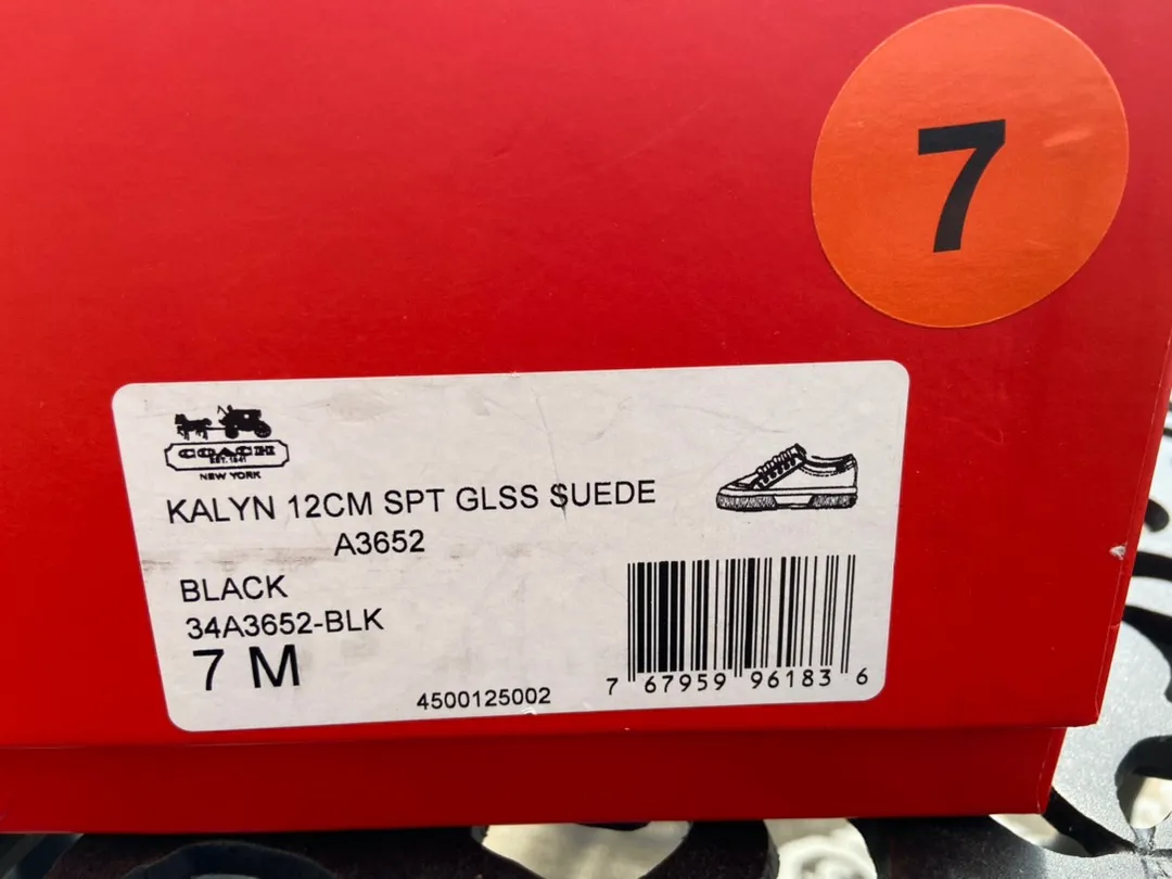 NEW IN BOX  SUEDE SNEAKERS - Image 8