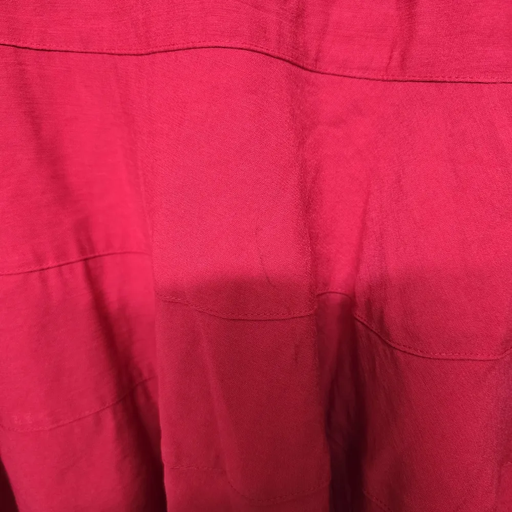 Tuckernuck Pomander Place Red Ashlen Blouse Top NWT Sz S Office Academia Preppy - Image 5