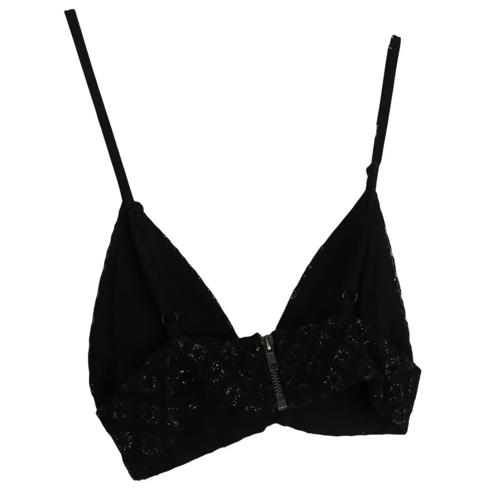 UO  Babyboo Black Sparkly Sexy Two Piece Set Tank & Mini Skirt Small - Image 4