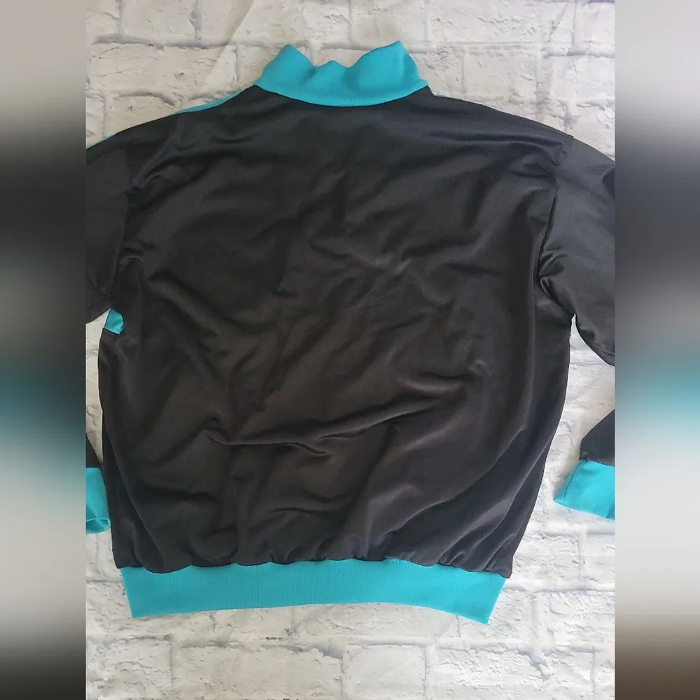PUMA Retro Track Style Jacket Black & Blue Size XL - Image 4