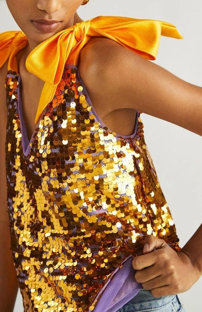 NWT Anthropologie Maeve Sequined Tie - Image 3