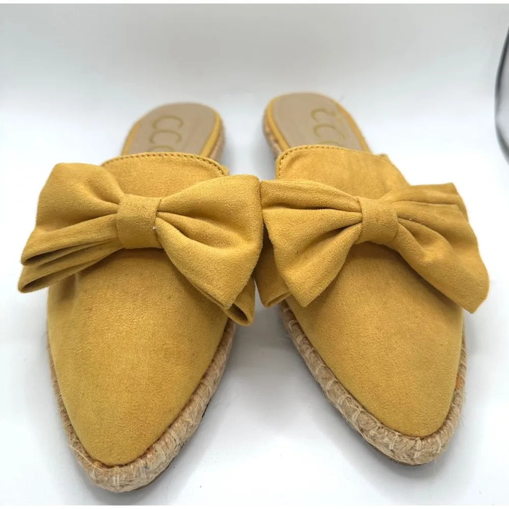 Ссоссі mustard yellow bow Mules Size 5.5 - Image 2