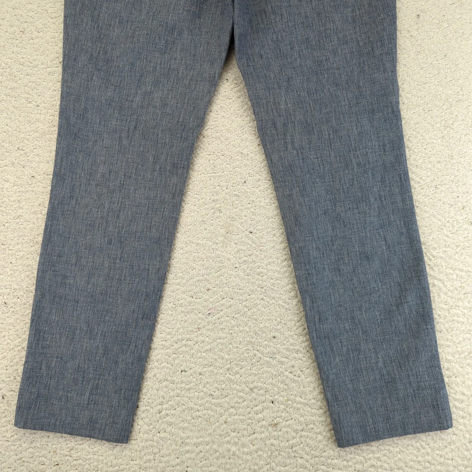 Banana Republic Sloan Pants Women Blue Herringbone Slim Fit Business Casual 4 - Image 6