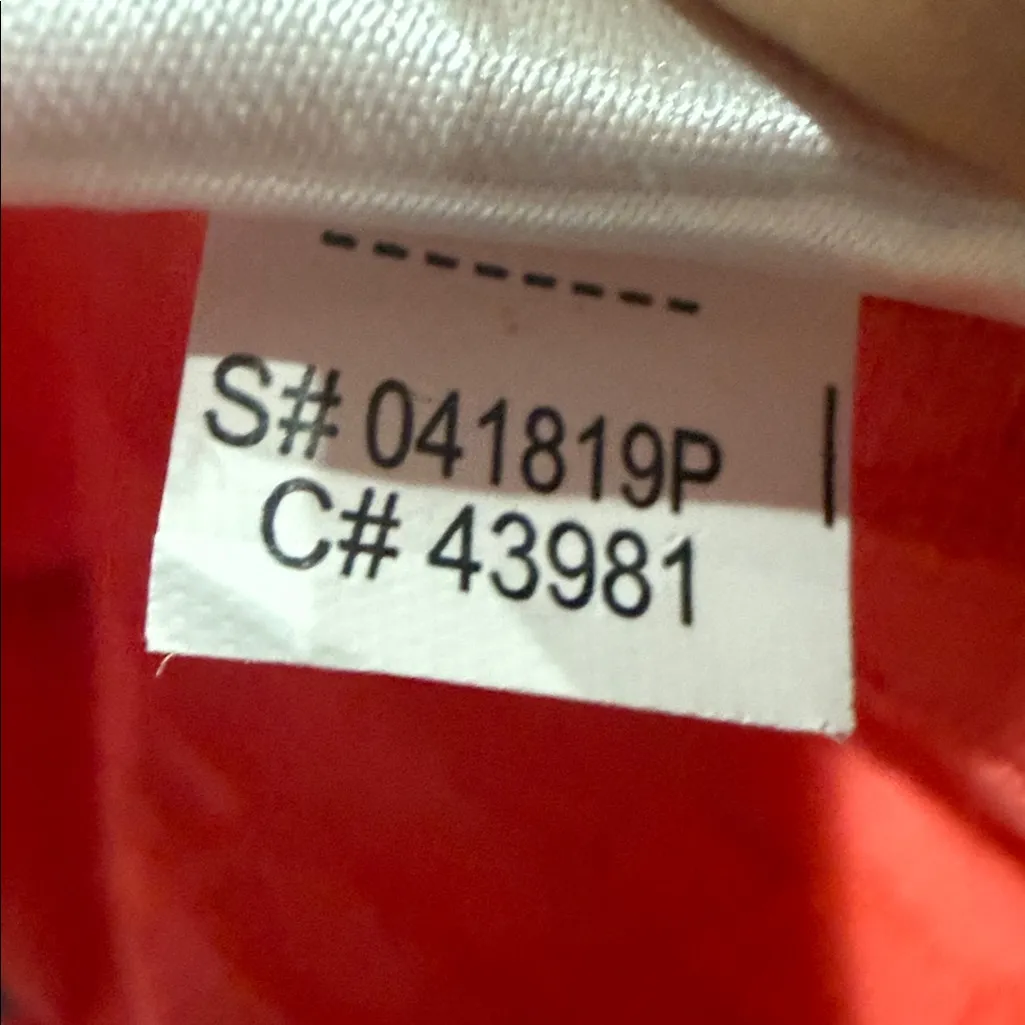 Sandra Darren  Vibrant Red Patterned Dress - Image 16