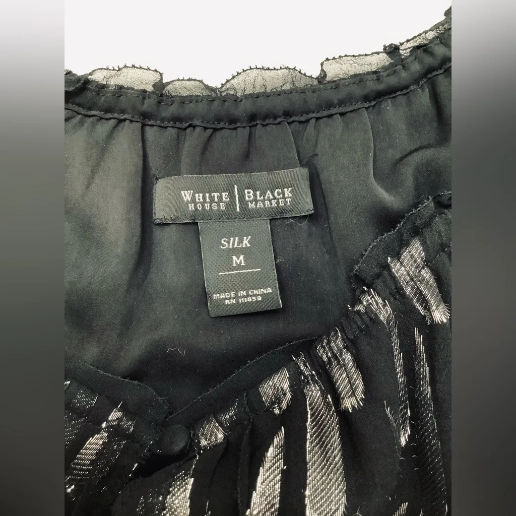 Nice dressy long sleeve blouse🖤🤍🖤🤍 - Image 3