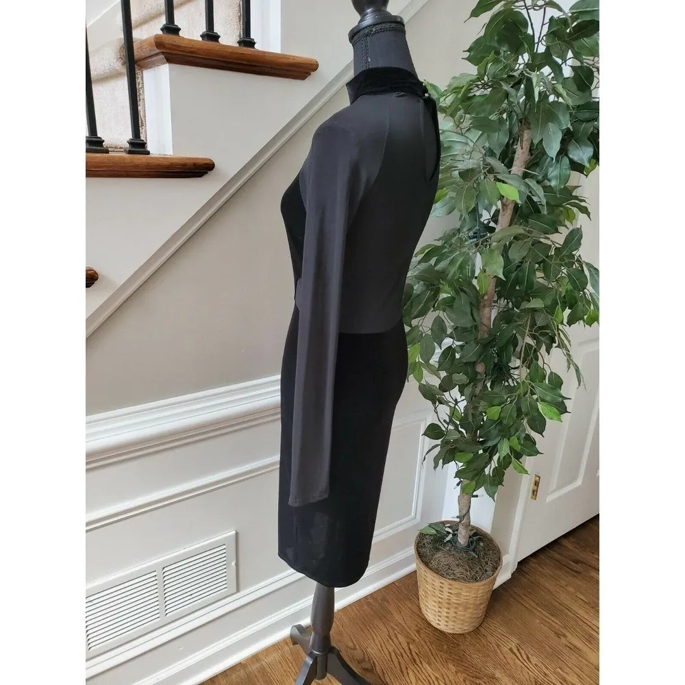 Diosa Women's Black Polyester Casual Dress Size M - Image 5