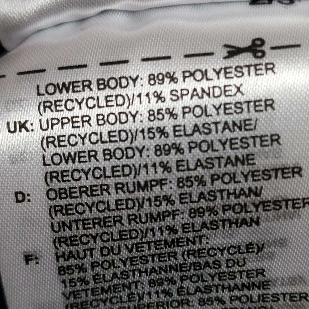 Adidas Primeblue black contrast laser cut tank size medium - Image 8