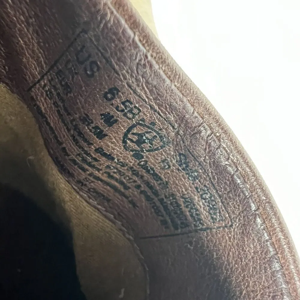 Ariat  Women's Size 6.5 Clogs Distressed Brown Leather Wedge Heel Western - Image 8