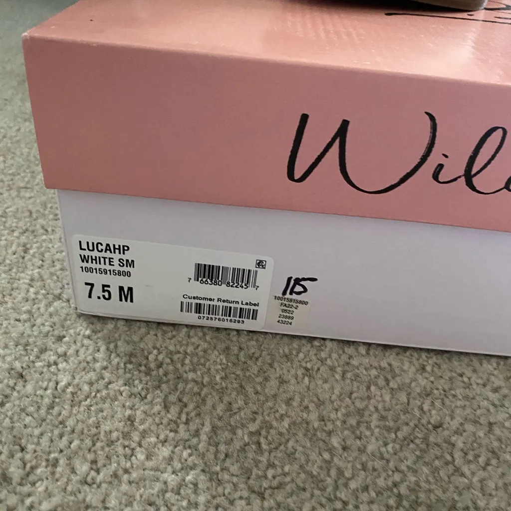 Wild Pair White and Silver Heeled Boots - Image 5