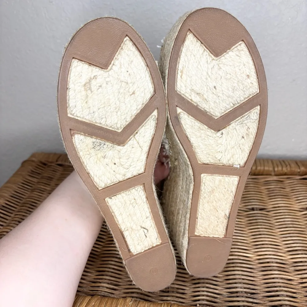 Marc Fisher LTD Adalyn Raffia Espadrille Wedge Size 11 - Image 8