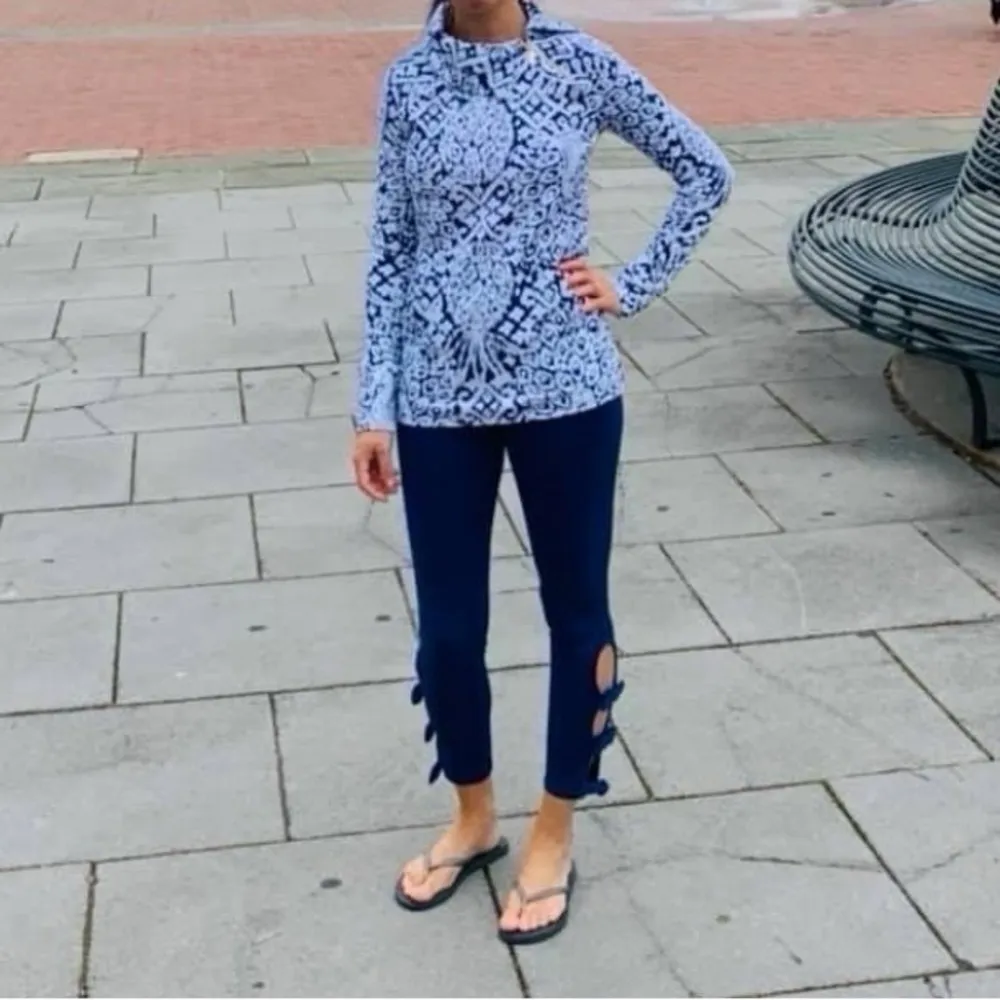 NEW Lilly Pulitzer Booker Popover Pineapple Party Bright Navy - Image 8